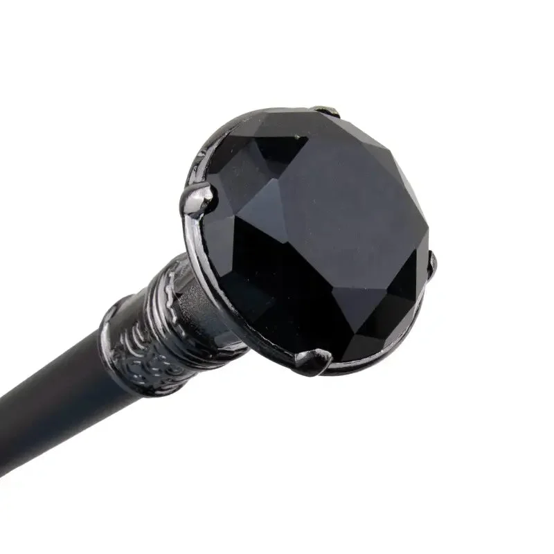 Détails de la Canne de Luxe Diamant Noir