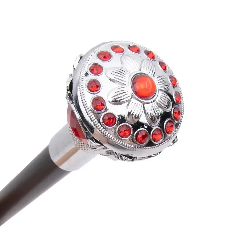 Canne de Luxe Motif Fleur