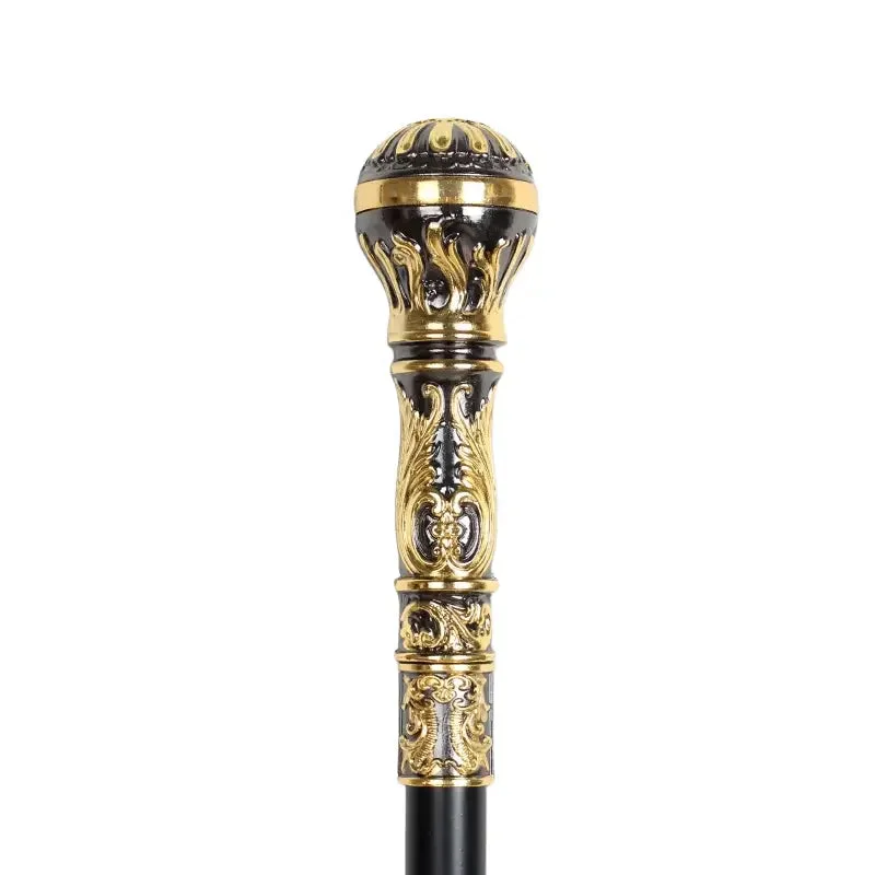 Canne de Luxe Or et Noire