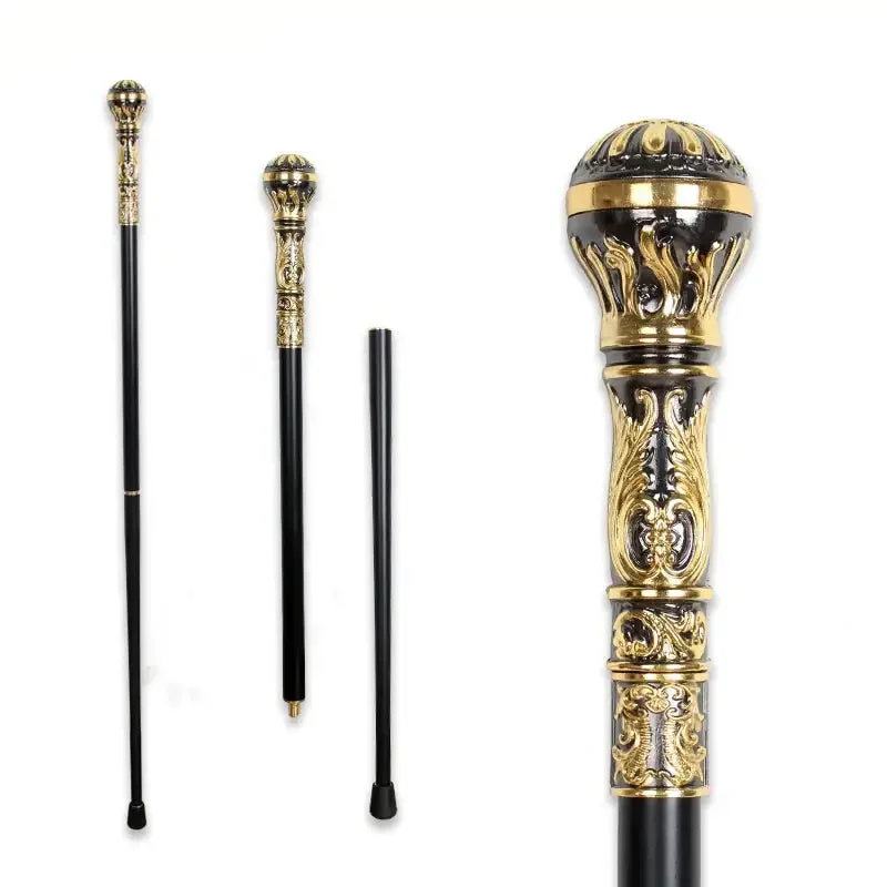 Canne de Luxe avec Détails Dorés