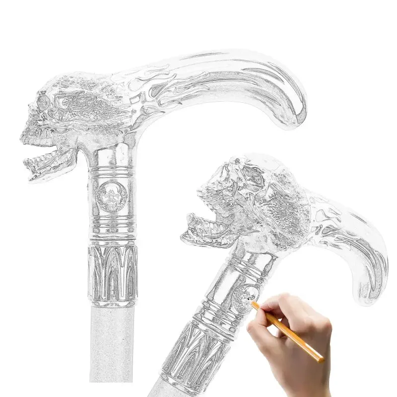 Canne de Luxe skull head – Image 8