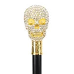 Canne de marche Crâne