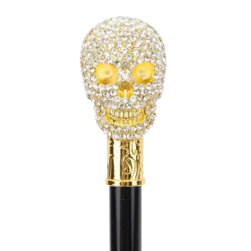 Canne de marche Crâne