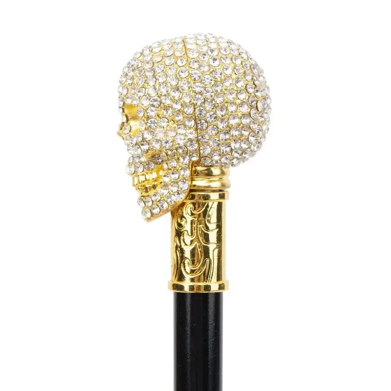 Canne de marche Crâne