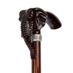 Canne de marche éléphant