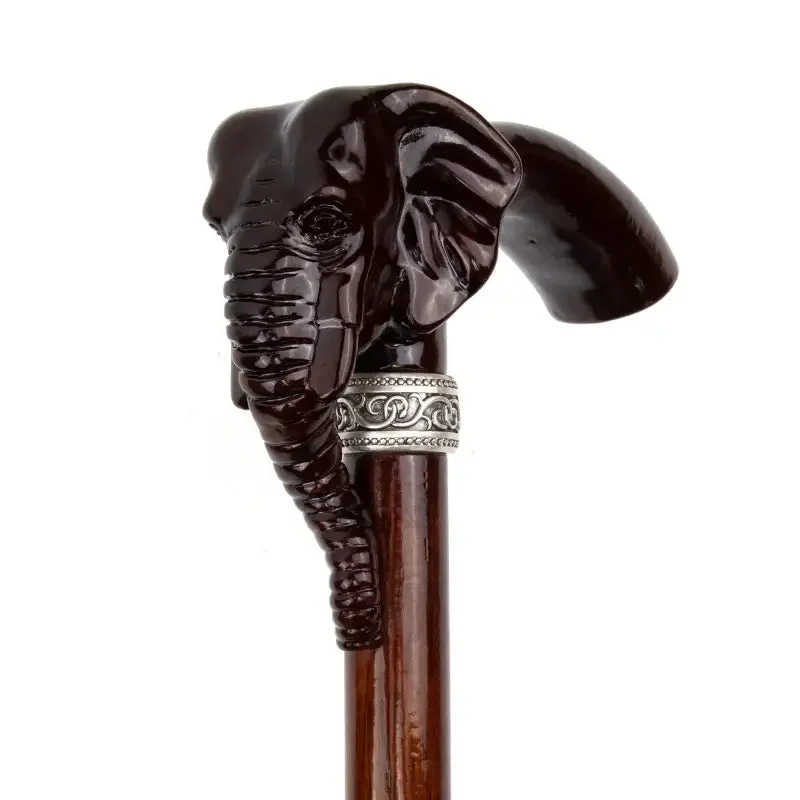 Canne de marche éléphant