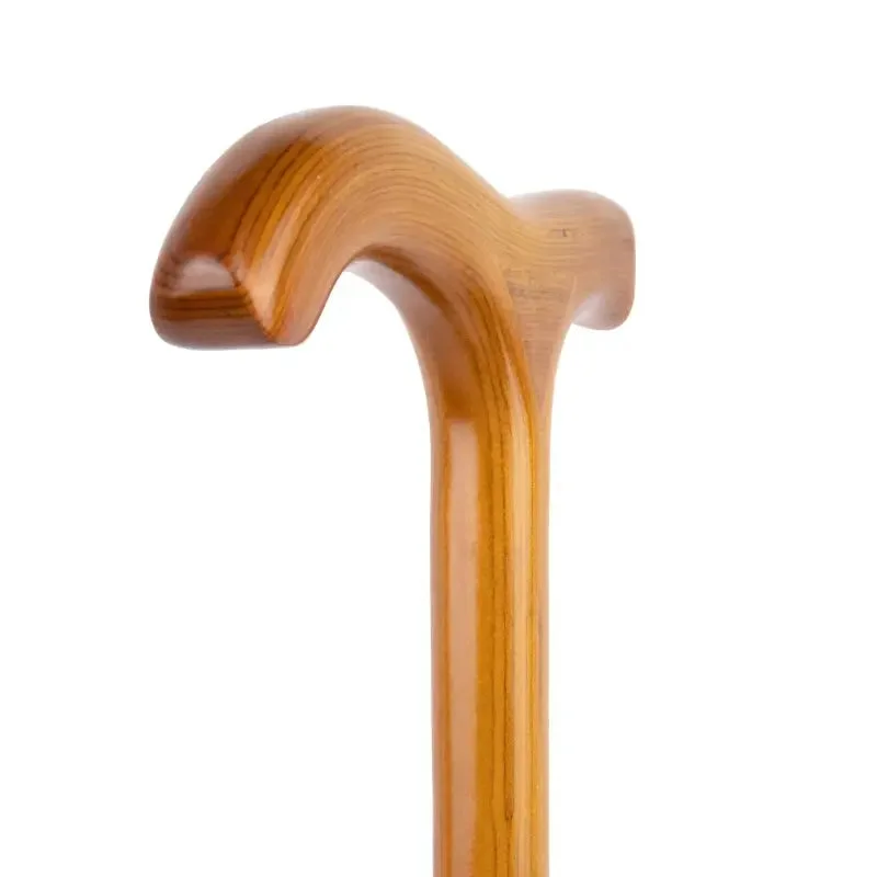 Canne de marche en bois orange