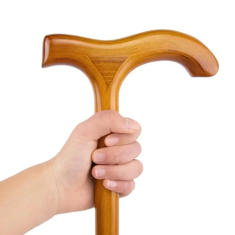 Canne de marche en bois orange – Image 5