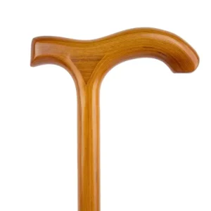 Canne de marche en bois orange