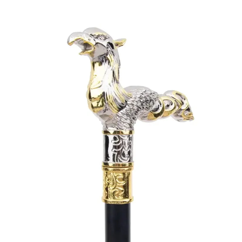 Détails de la canne de marche luxe Phoenix