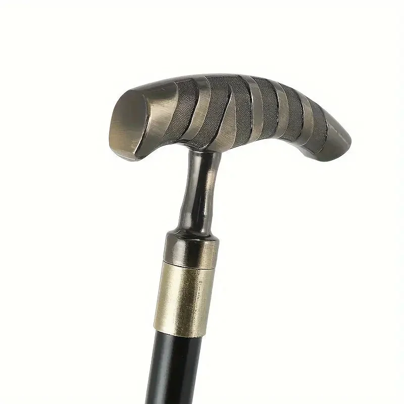 Canne de marche luxe rayée