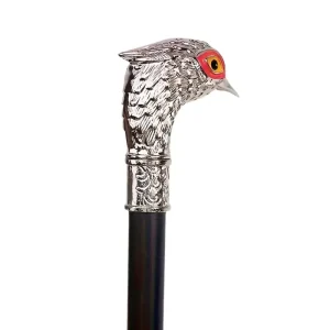 Canne de marche luxe tête d'aigle