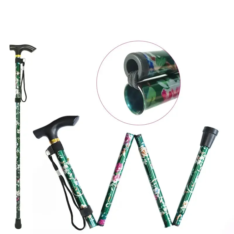 Canne de Marche Pliante Décorée Classique