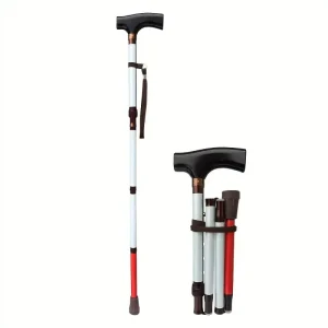 Canne de marche pliante et réglable