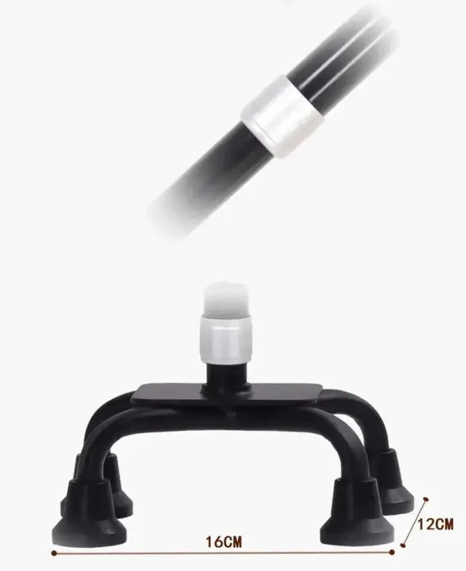 Canne de marche pour stabilité avec support