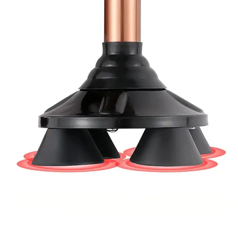 Canne de marche télescopique ergonomique