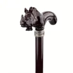 Canne en bois Rhinocéros brun