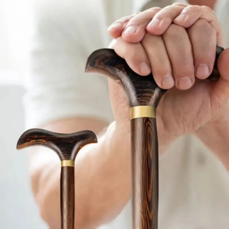 Canne de marche en bois