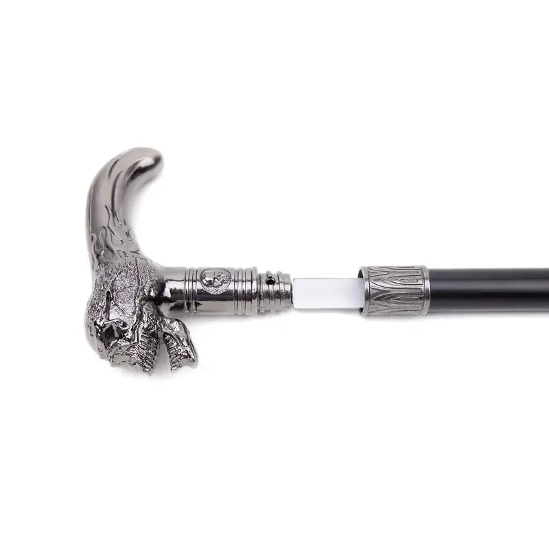 Canne Épée Crâne en métal