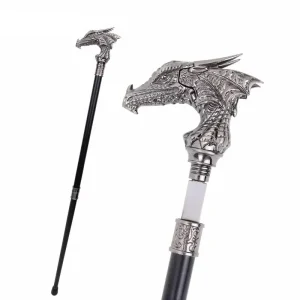 Canne épée Dragon Argenté
