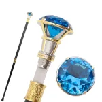 Canne épée Luxe Diamant Bleu