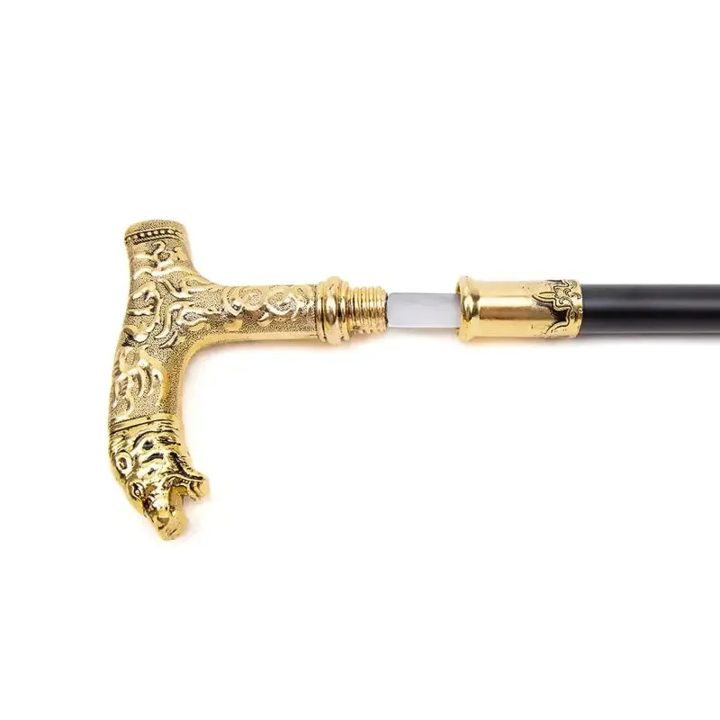 Canne épée Luxe Ours en métal antique