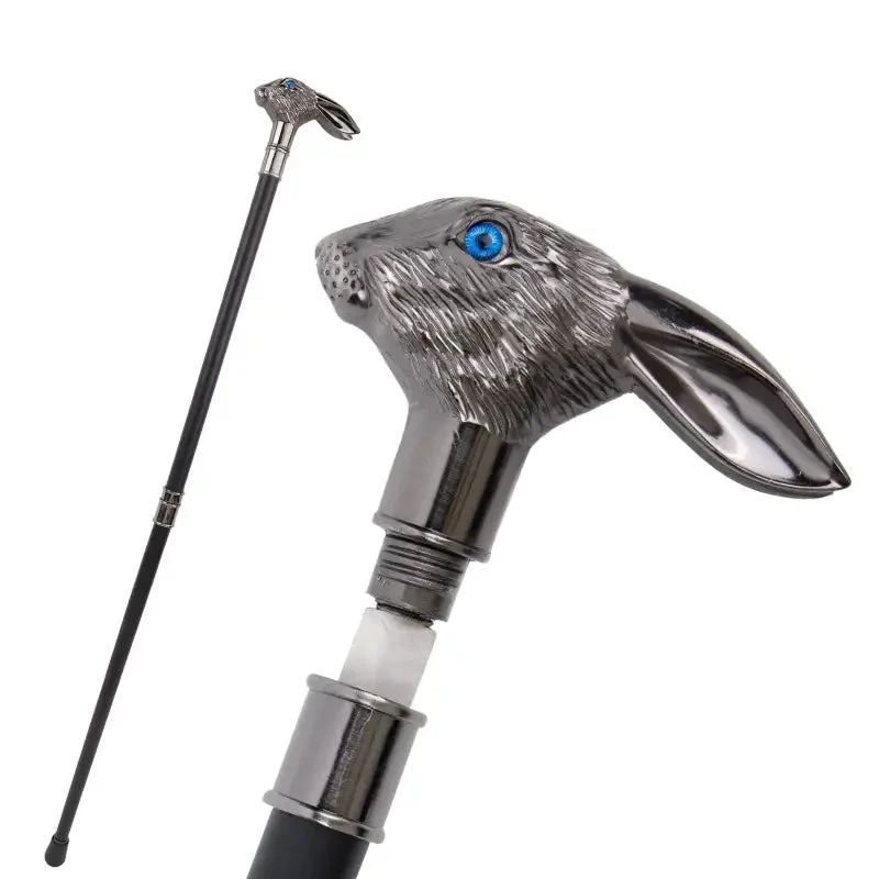 Canne épée Rabbit avec pommeau en forme de lapin