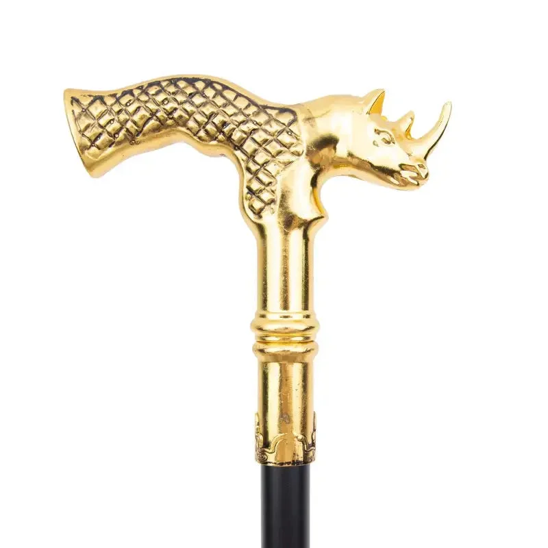 Canne Épée Rhinocéros Dorée