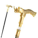 Canne épée Rhinocéros Dorée
