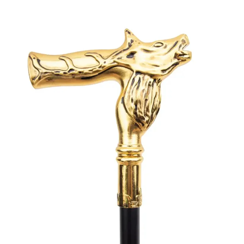 Canne épée Tête de Cerf exposée