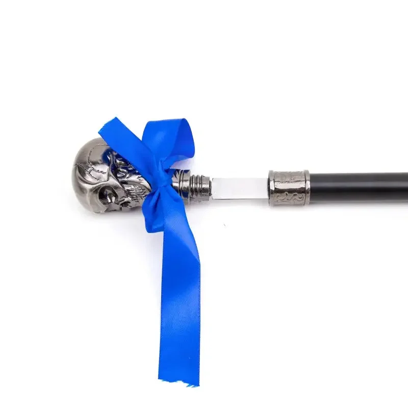 Canne Épée Tête de Mort Argenté - Image 2