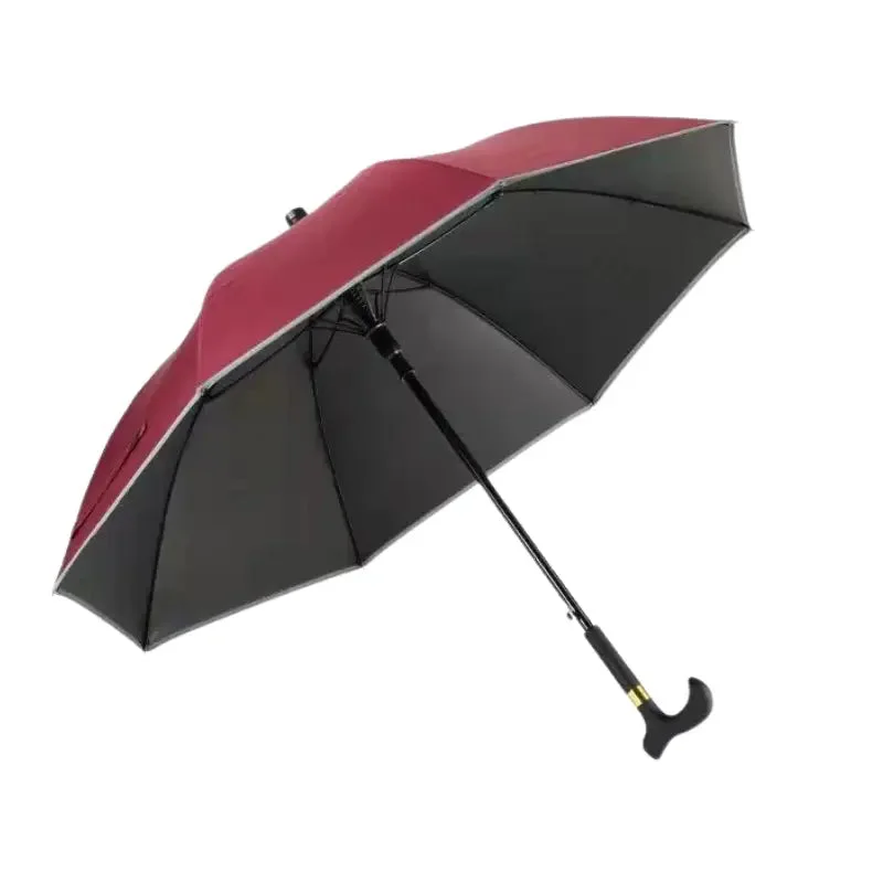 Canne parapluie rouge