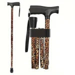 Canne pliante de marche Léopard