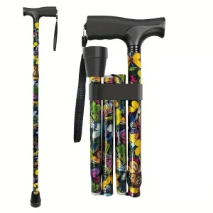 Canne pliante de marche Papillon