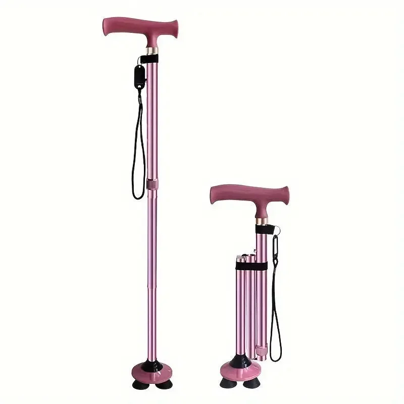 Canne Pliante Rose en Utilisation