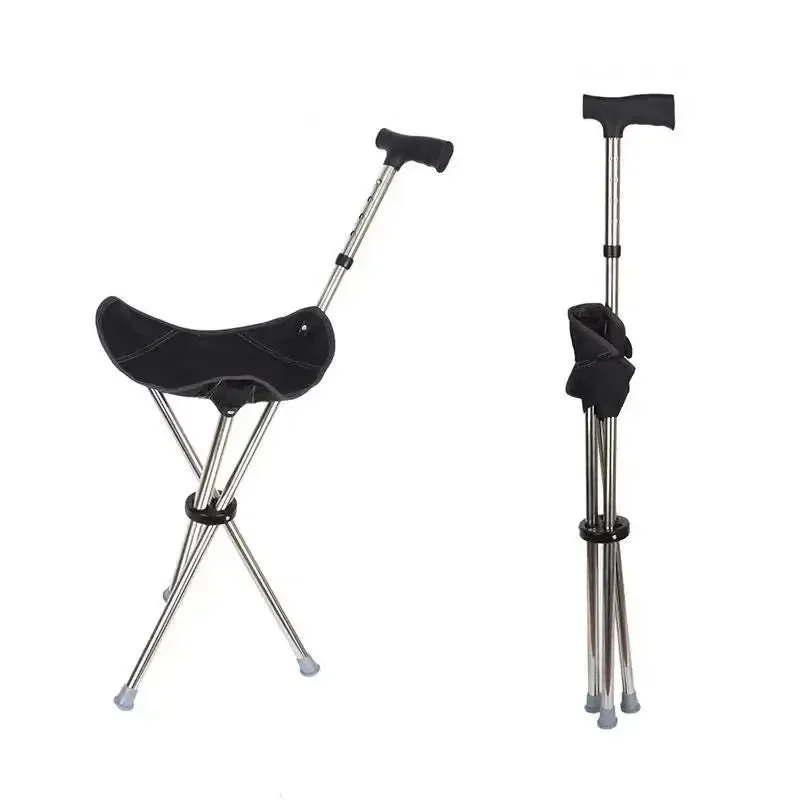 Canne siège pliable élégante