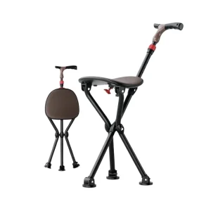 Canne siège pliante ultra légère