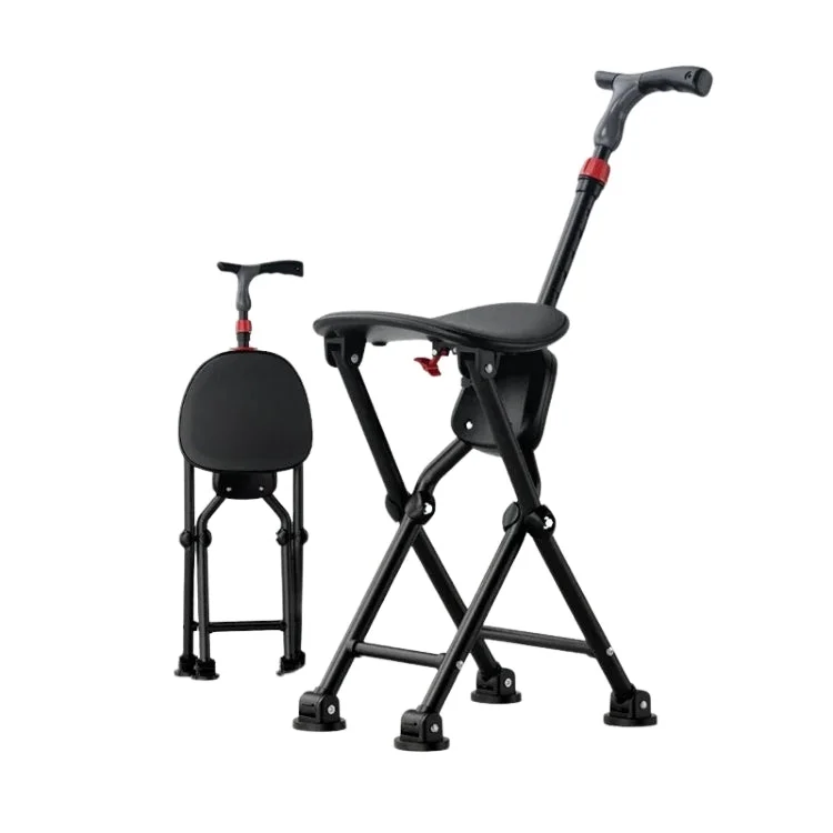 Canne siège pliante ultra légère 4 Pied – Image 3