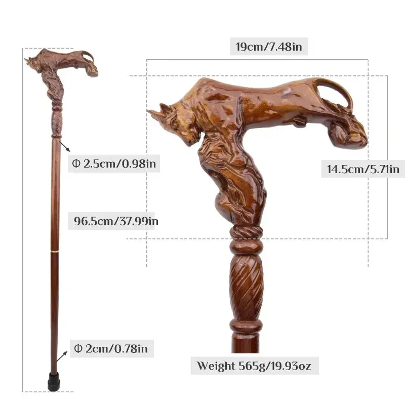 Cannes de marche en bois – Image 11