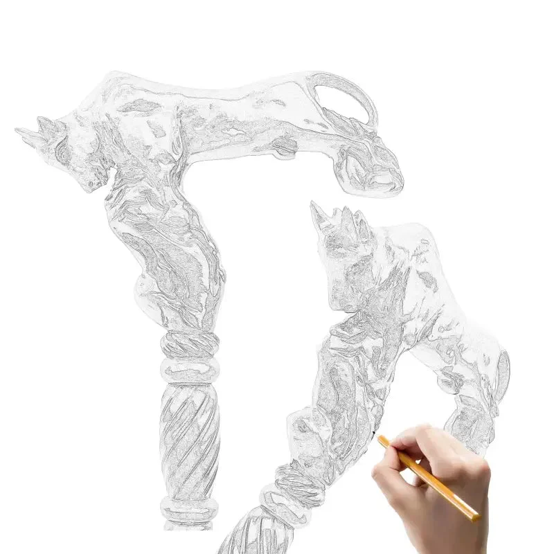 Cannes de marche en bois – Image 9