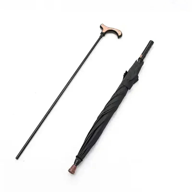 Parapluie Canne Homme en action