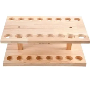 Porte canne de marche bois 16 trous