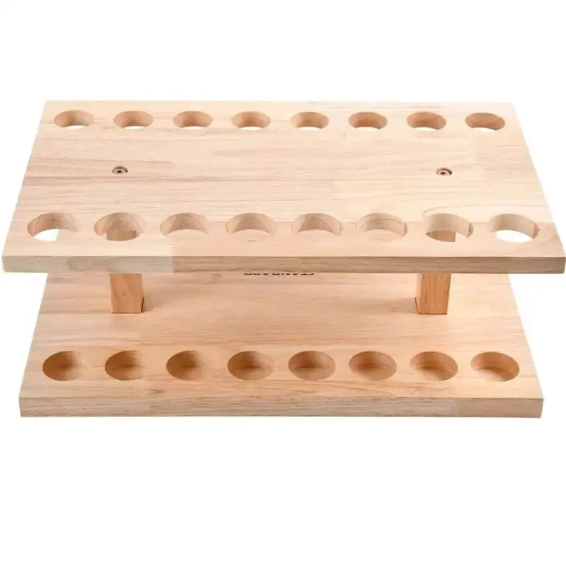 Porte canne de marche bois 16 trous